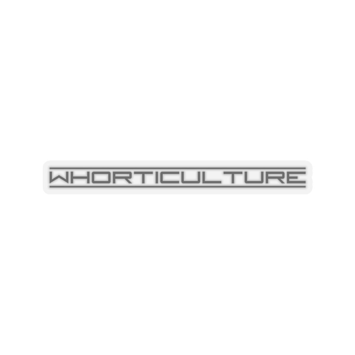 Whorticulture Name Sticker